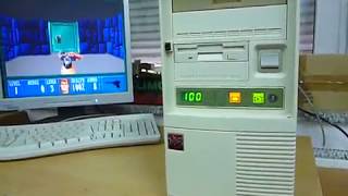 Vintage PC 486 DX4 100MHz 32MB RAM 1GB SSD  VLB MSDOS Computer 2 66 Refurb [upl. by Dlopoel82]