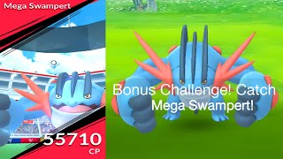 first ever 4000 Cp Mega Swampert in pokemon go [upl. by Melvina74]