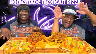 DIY MEXICAN PIZZA  EASY amp DELICIOUS RECIPE  5 INGREDIENTS [upl. by Lajes]