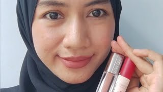 Try Korean Lipstick Tutorial w Local ProductWardah Matte Lip CreamWardah Velvet Lip Mousse Ombre [upl. by Charil222]