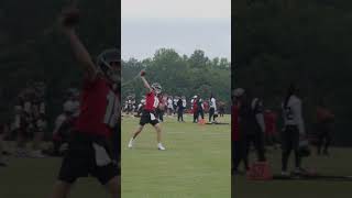 Kirk Cousins to Darnell Mooney in Falcons OTAs  atlantafalcons football falcons nfl riseup [upl. by Rosanne]