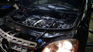 MercedesMl350 engine test after oil cooler replacement [upl. by Zelma]