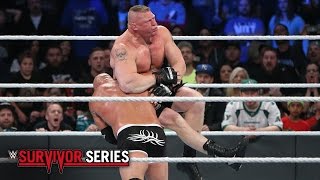 Goldberg vs Brock Lesnar Survivor Series 2016 on WWE Network [upl. by Sheeran]