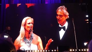 Andrea Bocelli i Olga Szomańska  Wrocław 2015  quotViverequot [upl. by Anilek]