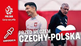 SANTOS I LEWANDOWSKI PRZED MECZEM Z CZECHAMI Oficjalna konferencja prasowa [upl. by Esenej]