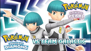 Pokémon Brilliant Diamond amp Shining Pearl  Team Galactic Battle Music HQ [upl. by Hylan284]