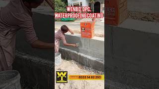 water proofing construction dampproofing epoxycoating constructionchemicals home wenbotech [upl. by Dnomar]