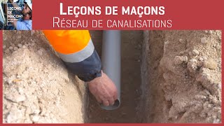 Les bons gestes en maçonnerie  Réseau de canalisations [upl. by Beacham169]