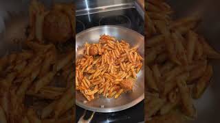 Nonnas Fried Leftover Pasta [upl. by Wilhide966]