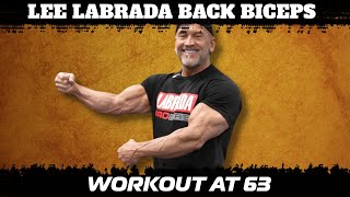 Lee Labrada Back Bicep Workout at 63  Lee Labrada  Craig Deserf [upl. by Yemaj557]