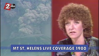 Mount St Helens Live Broadcast on morning of eruption  05181980  KATU In The Archives [upl. by Colwell]