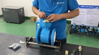 Remote Electromagnetic Flow Meter [upl. by Airekat]