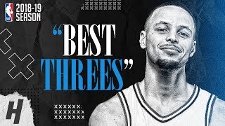 Stephen Curry BEST amp DEEPEST 3 Pointers from 201819 NBA Season amp Playoffs [upl. by Annayar]