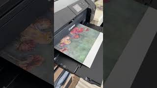 giclée highquality print of artwork using special inkjet printer making detailed vibrant print [upl. by Utimer351]