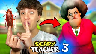 LA BROMA MÁS PESADA A LA PROFESORA MALVADA   Scary Teacher  Parte 3 [upl. by Kath]