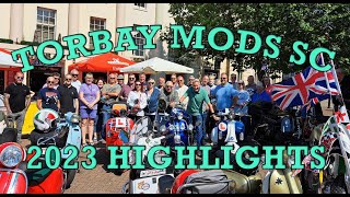 Torbay Mods Scooter Club highlights of ride outs amp events in 2023 not rallies like Woolacombe etc [upl. by Yule]