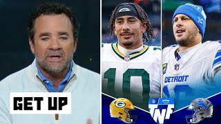 GET UP  quotJared Goff will show hes the BOSS in NFC Northquot  Jeff Saturday Lions will beat Packers [upl. by Bill]