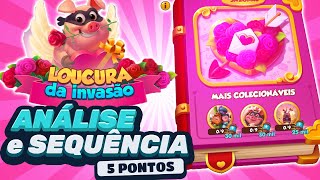 ANÁLISE E SEQUÊNCIA LOUCURA DA INVASÃO 5 E 8 PONTOS  COIN MASTER [upl. by Nevada]