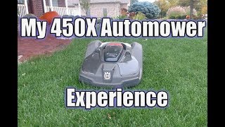 My Experience with the Husqvarna Automower 450X For One Full Summer [upl. by Anawyt]