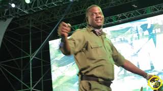 Trinidad Killa featuring DJ Bravo performing at Army Fete 2020 [upl. by Ahsiele]