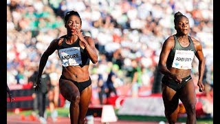 Dina Asher Smith breaks her own British 100m record with 10 92sec run at Oslo Diamond League [upl. by Riker]