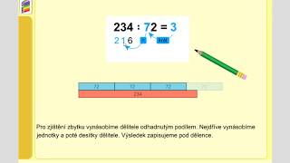 Písemné dělení dvojciferným číslem 25472 dlouhý zápisMM pro 5roč 1 díl str 42 cv 2 úvod [upl. by Husha966]