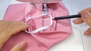 💟 Youll sew elastic band correctly after watching this video  Sewing Tips and Tricks [upl. by Viradis]