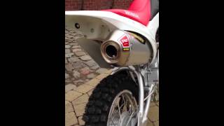 Honda crf110 pro circuit t5 exhaust [upl. by Orimlede441]