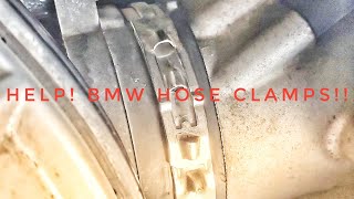 How to Remove BMW motorcycle style 4 point hose clamps [upl. by Fowler]