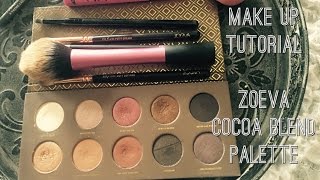 MAKE UP TUTORIAL  ZOEVA COCOA BLEND PALETTE  Ich schminke mich ☺️  Vany L [upl. by Beryle252]