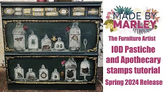 IOD Pastiche and Apothecary stamps tutorial [upl. by Camfort]