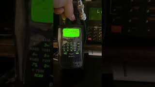 Alinco DJX11 scanning shortwave [upl. by Anneyehc]