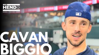 Cavan Biggio talks father Craig Biggio influence  favorite players  MLB the show amp BlueJays [upl. by Yra]