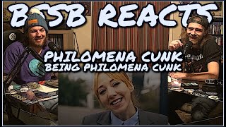 Americans React Philomena Cunk Being Philomena Cunk  BSSB Reacts [upl. by Naasah167]