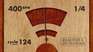 400 BPM 14 Wood Metronome HD [upl. by Alexandria]