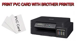 PVC Card Print from Brother Inkjet Printer [upl. by Zeena]