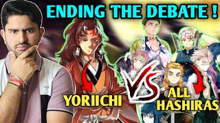 What if Yoriichi vs All Hashiras   Can Yoriichi defeat All Hashiras together  Hindi [upl. by Wycoff92]