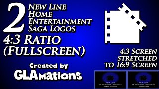 New Line Home Entertainment 2 logos 43 Ratio stretched to 169 screen Created by GLAMations [upl. by Etteneg913]