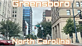 Greensboro North Carolina  City Tour amp Drive Thru [upl. by Risa]