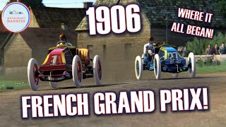 The First Ever Grand Prix  Recreating The 1906 French Grand Prix  Assetto corsa Gameplay [upl. by Eyatnod]