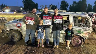 Fowlerville County Fair MWFA Demolition Derby July 24th 2024 XxX 3rd place [upl. by Yroc365]