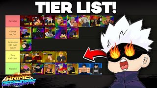 TIER LIST DOS MELHORES PERSONAGENS PARA RAID  ANIME DEFENDERS [upl. by Aihsram702]