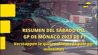 RESUMEN de la CLASIFICACIÓN del GP de MÓNACO 2023 de F1 [upl. by Festatus]