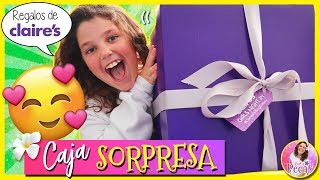 Recibo una CAJA SORPRESA de CLAIRES ¡¡para una FIESTA DE PIJAMAS con mis BFFs [upl. by Udela395]