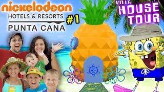 SPONGEBOB HOUSE TOUR in REAL LIFE Nickelodeon Suites Resort Pineapple Villa w FV Family [upl. by Mayfield742]