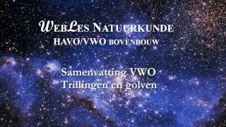 VWO 6 Samenvatting trillingen en golven [upl. by Itnahs700]