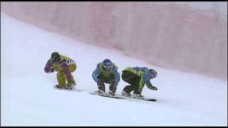 Lindsey Jacobellis  3rd Place  Snowboard Cross World Cup Final  La Molina [upl. by Friedrich]