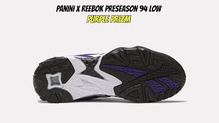 Panini x Reebok Preseason 94 Low Purple Prizm [upl. by Kamat]