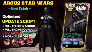 Optimized Argus Star Wars Darth Vader Skin Script  Full Effect amp Voice  New Patch [upl. by Atekihc]