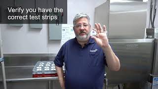 Ep 36 Chlorine Test Strip Diversey 2 Minute Drill [upl. by Hgielac]